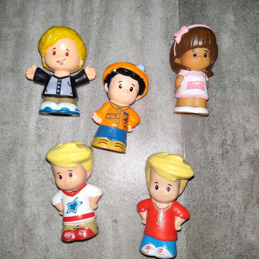Fisher-Price Little People Figures Lot of 5 Toddler Toys Replacement Characters